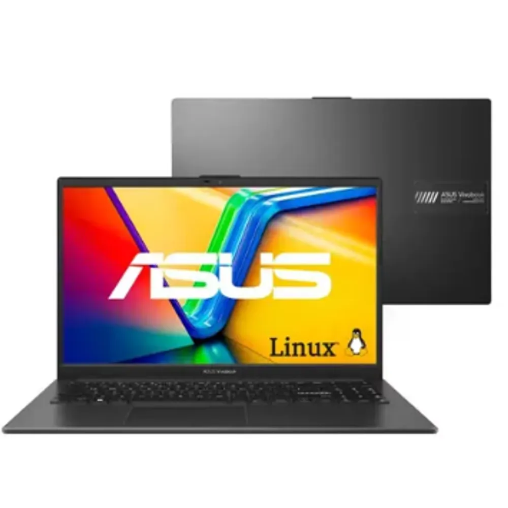 Notebook ASUS Vivobook Go 15 E1504FA AMD Ryzen 5 7520U 16GB Ram 512GB SSD Linux Tela 15,6"LED NJ1288 (OPÇÃO 2)