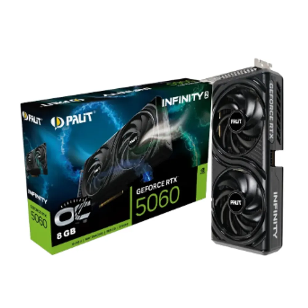 Placa De Vídeo Nvidia Geforce Palit Rtx5060 8gb Infinity2 Oc