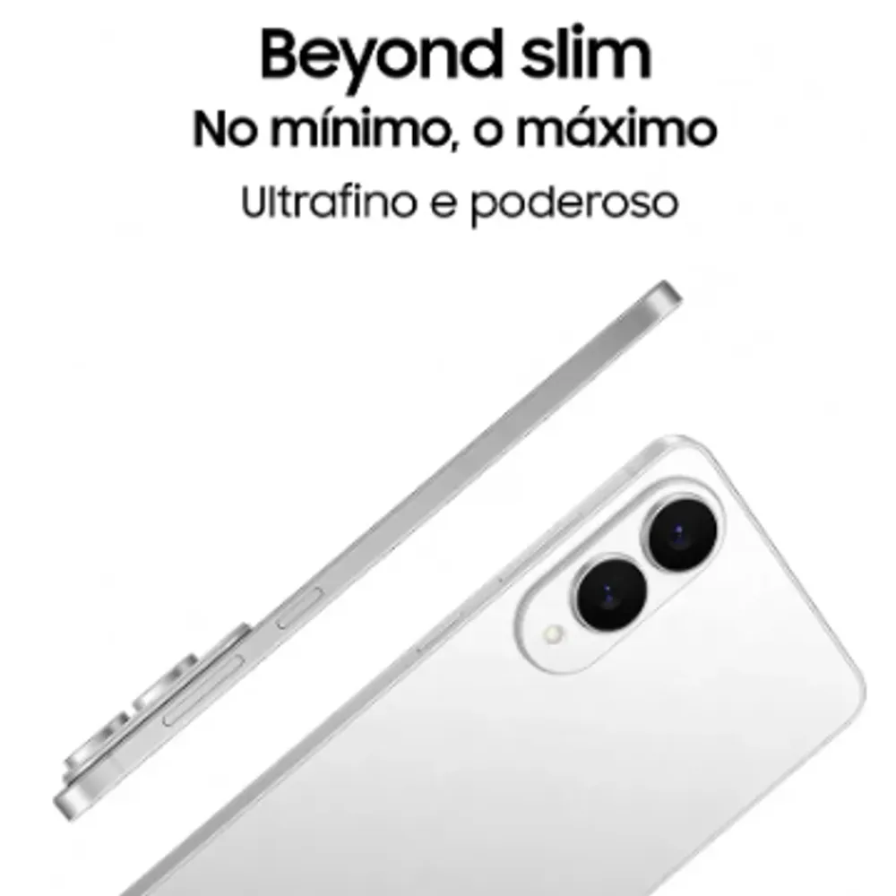 Celular Samsung Galaxy S25 Edge 5g, 512gb, 12gb Ram, Câmera Dupla De Até 200mp, Tela Grande De 6.7 - Titânio Prata