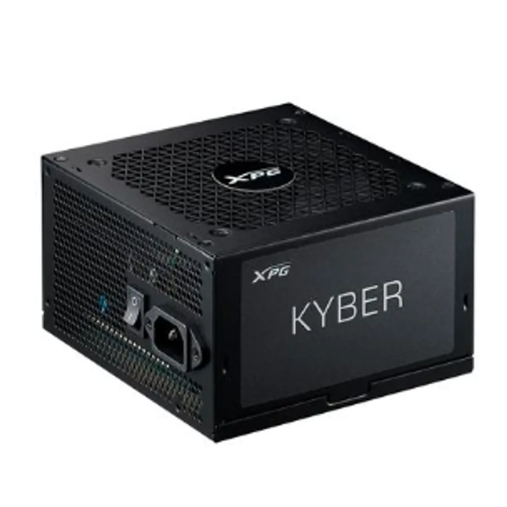 Fonte XPG Kyber, 850W, 80 Plus Gold, Com Cabo, Preto - KYBER850G-BKCBR