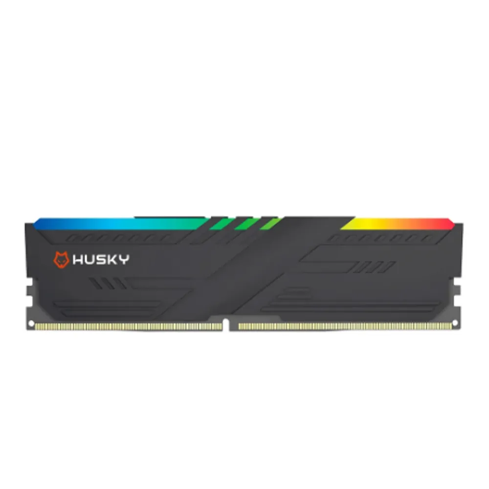 Memória RAM Husky Impulse, RGB, 16GB, 3200MHz, DDR4, CL16, Preto - HRM001163216RGB