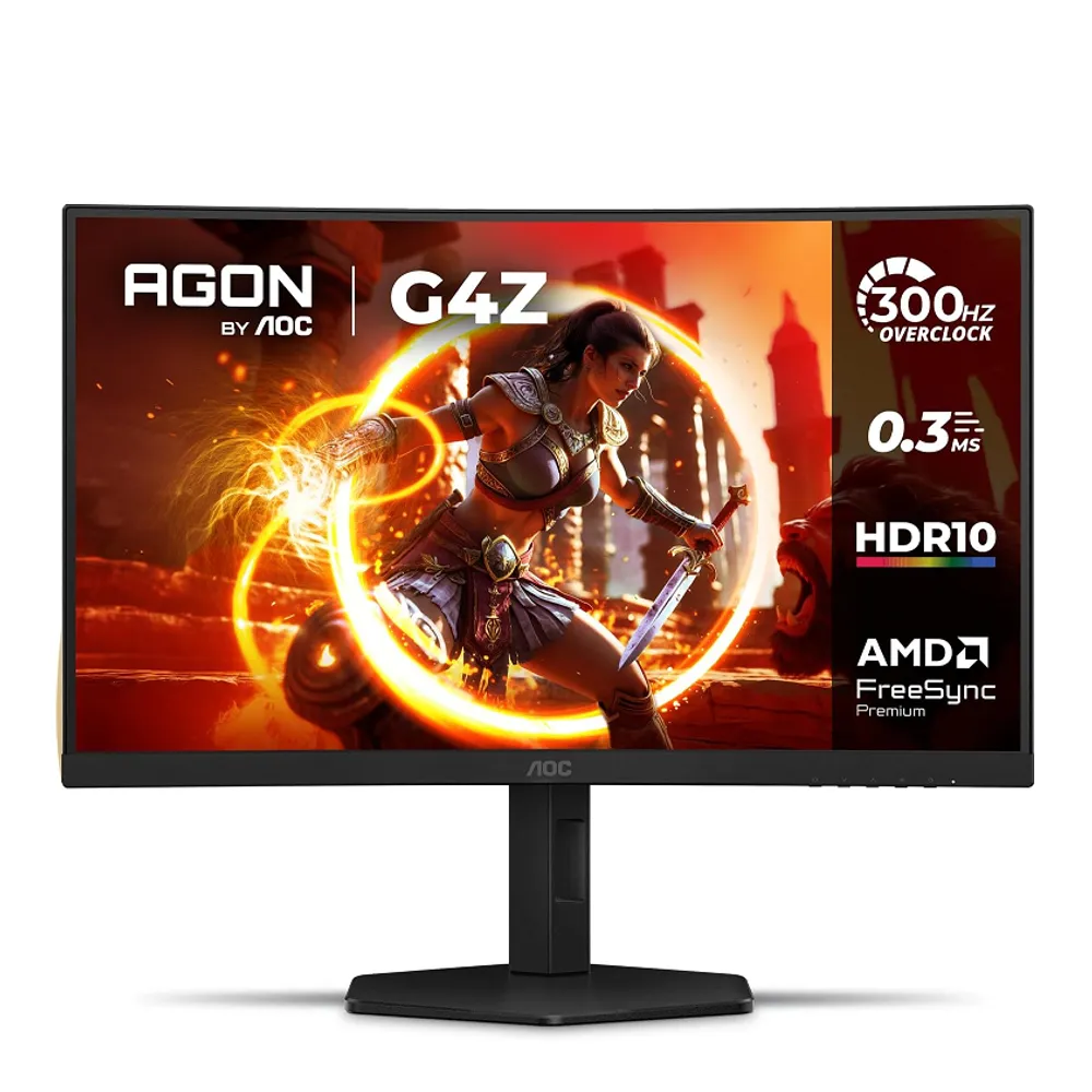 Monitor Gamer Curvo AOC AGON G4Z 27" 300Hz 0,3ms HDR10 Base Ajustável C27G4Z/P