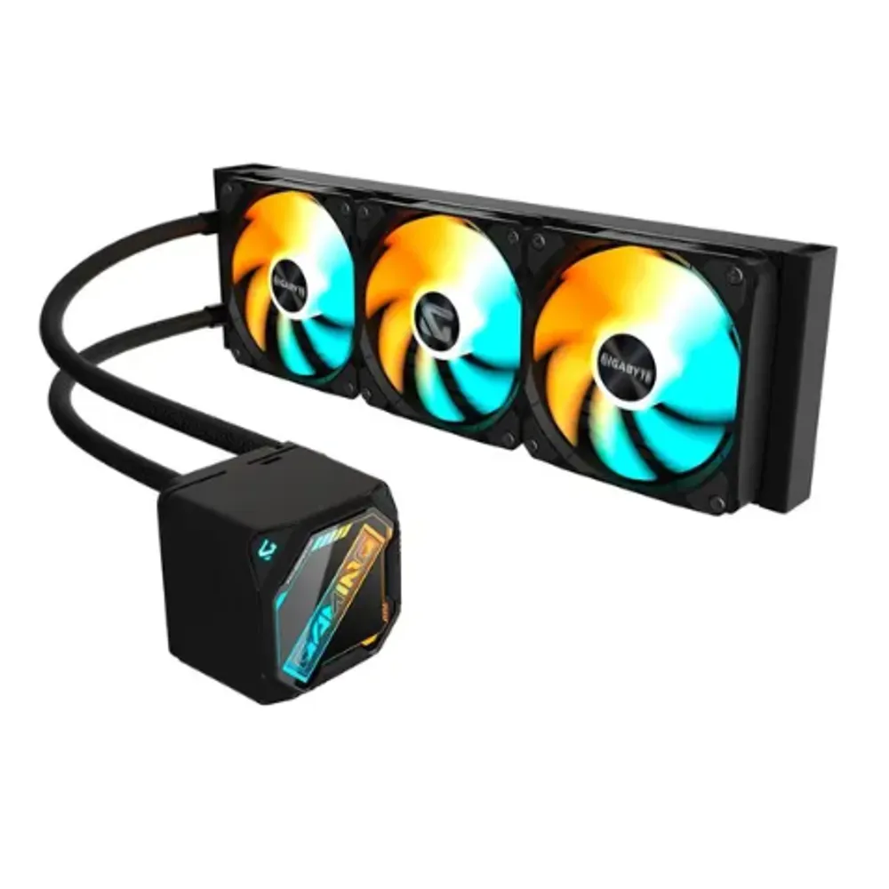 Water Cooler Gigabyte Gaming 360, ARGB, 360mm, AMD e Intel, Preto - GP-GIGABYTE GME 360