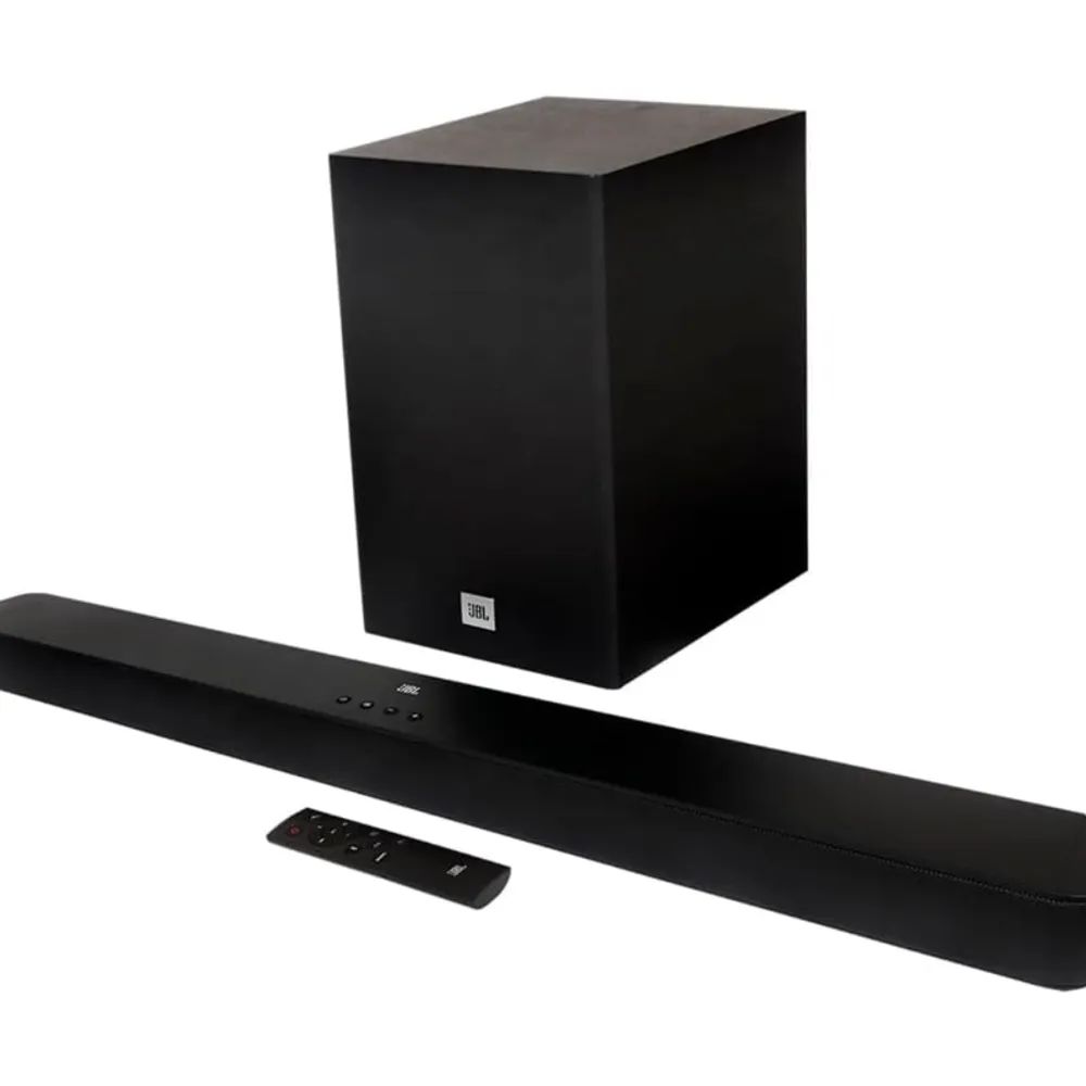 JBL, Soundbar, Bluetooth, Cinema SB180, 2.1 Canais, Subwoofer de 6,5" Sem Fio - Preta