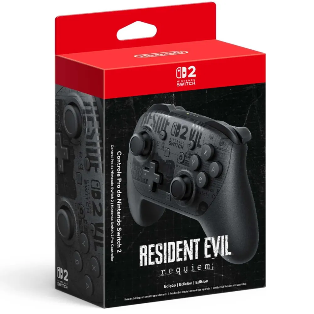 Nintendo Switch 2 Pro Controller Resident Evil Requiem Edition
