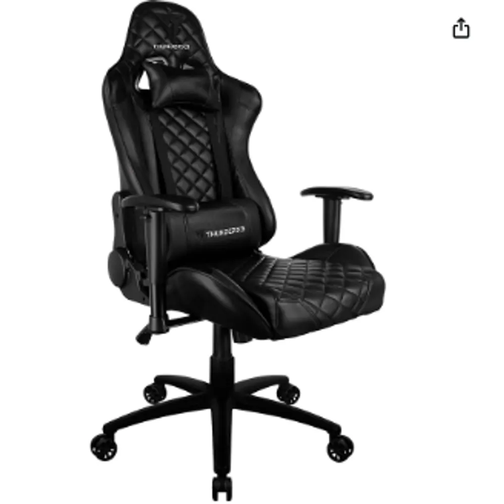 Cadeira Gamer Profissional TGC12 Preta ThunderX3.