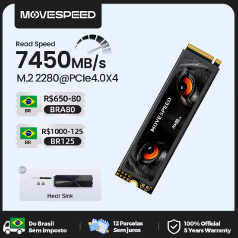 SSD Movespeed 4 TB Gen 4 7450 MB/s link 3777 (BR)
