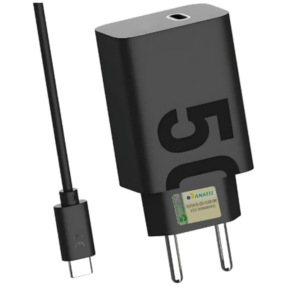 Carregador Turbo 50W USB-C – Potência Ultra Rápida com Cabo Tipo-C para Tipo-C Incluso – Compatível com iPhone 15, iPads, Samsung e Dispositivos USB-C - LAGUS IMP.