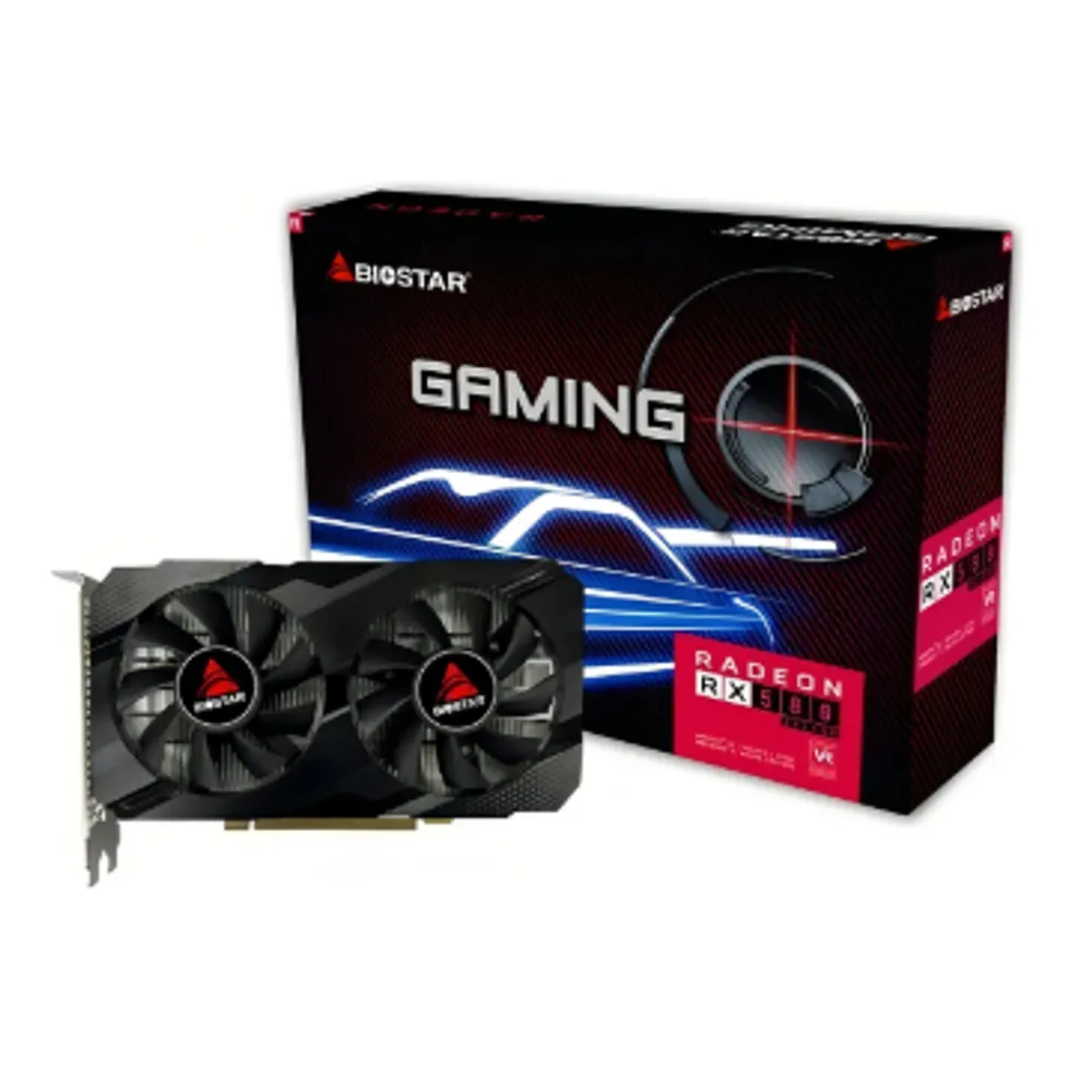 Placa de Vídeo Biostar AMD Radeon RX 580 8GB GDDR5 256 Bit Gamer VA5815RF82