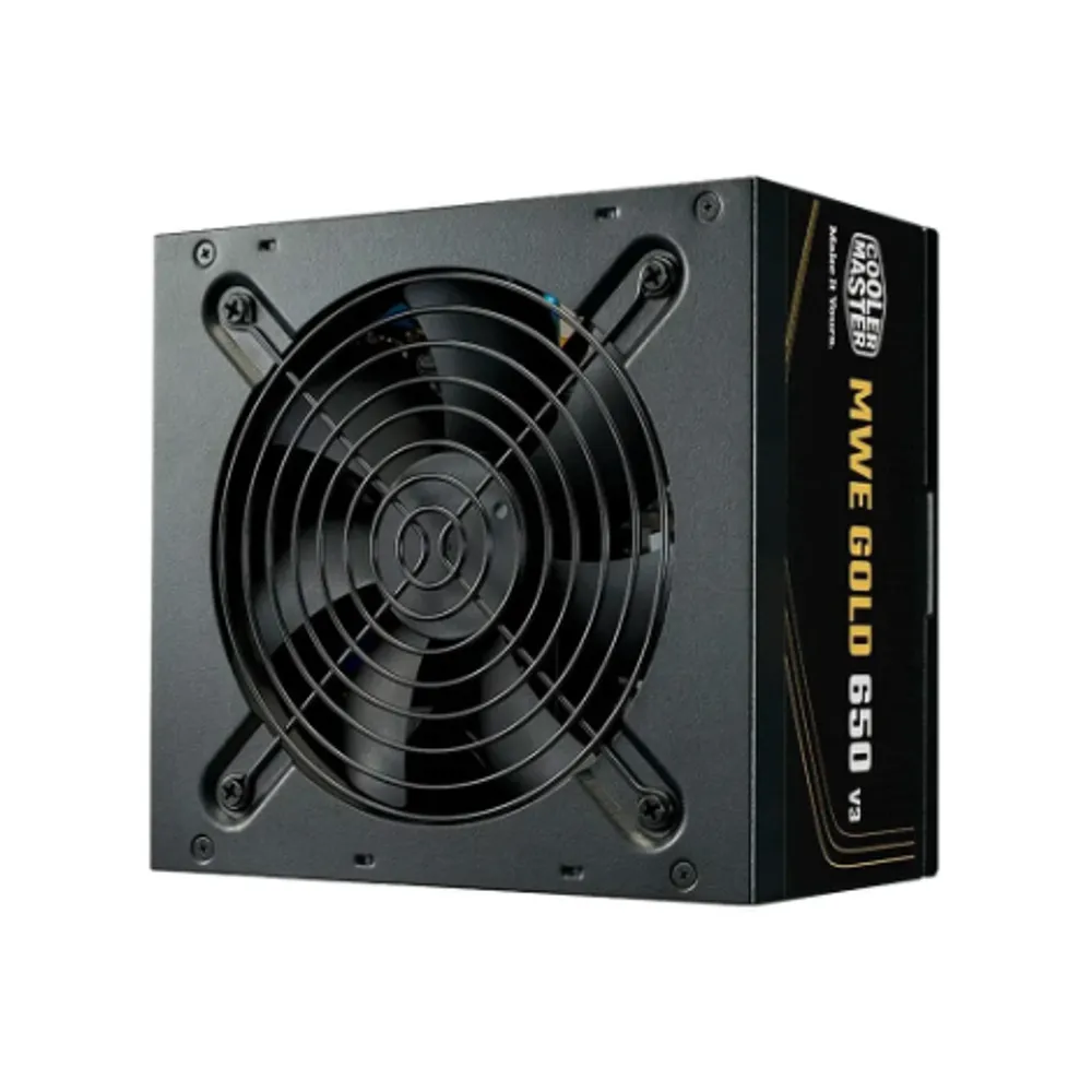 Fonte Cooler Master MWE Gold 850 V3, 850W, 80 Plus Ouro, ATX 3.1, PFC Ativo, Preto - MPE-8506-ACAG-BBR