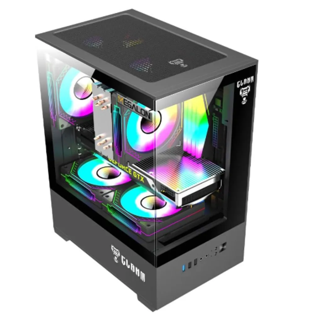 Gabinete Gamer Megalon Clanm ATX Design e Performance