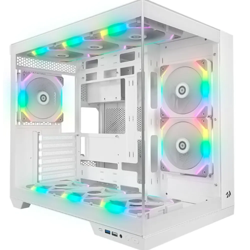 Gabinete Redragon Wideload Pro, Branco | CA-604W-PRO