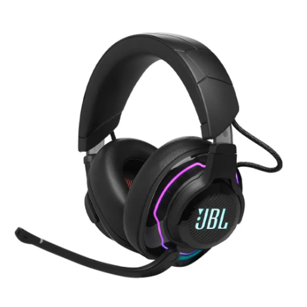 Headset JBL Quantum 910 Gamer Wireless RGB Hi-Res, PS5, PS4, Nintendo Switch - JBLQ910WLBLK