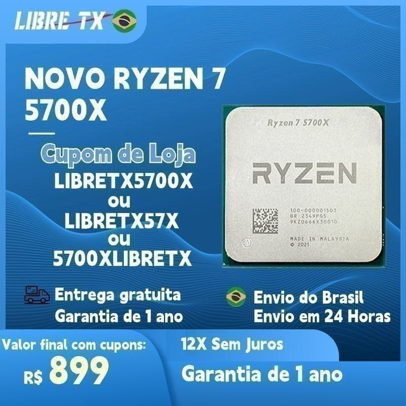Processador AMD Ryzen 7 5700x