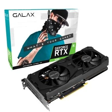 PLACA DE VÍDEO RTX 3060 1-CLICK OC GALAX NVIDIA GEFORCE, 12GB GDDR6