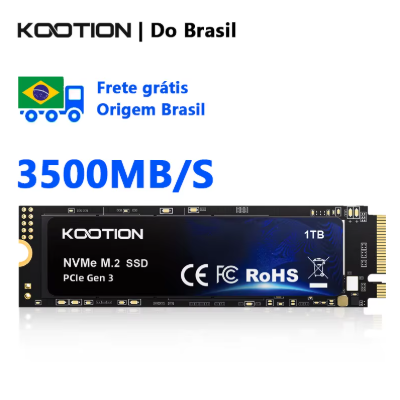 KOOTION X15 Plus SSD M2 NVMe 1TB M.2 2280 3500mb/s (BR)