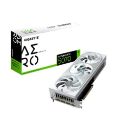 RTX 5070 AERO GIGABYTE 12G NVIDIA GeForce, 12GB GDDR7, 192bits, RGB, DLSS, Ray Tracing - 9VN5070AO-00-G10
