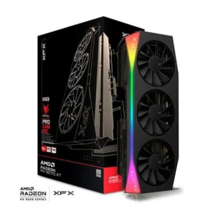 RX 9070 XT 16GB XFX MERCURY MAGNETIC OC