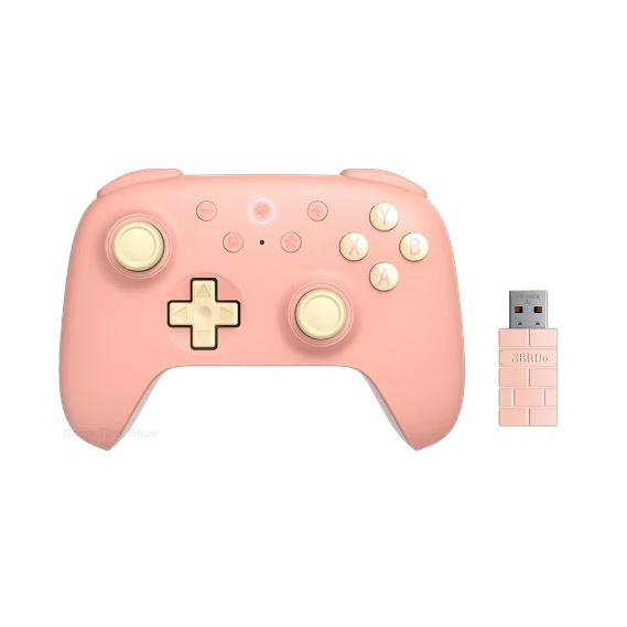 CONTROLE 8BITDO ULTIMATE C SEM FIO PINK LINK 1779